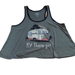 Funny graphic tee RV there yet crop top large graphic tee crop
